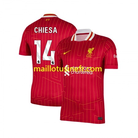 Maillot de Foot Liverpool Federico Chiesa 14 Domicile 2024-25 Maillot de Foot Liverpool Federico Chiesa 14 Domicile 2024-25